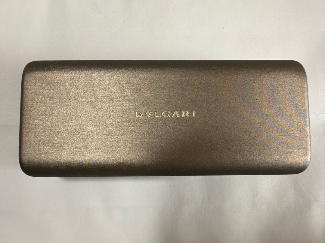 美品　BVLGARI ラウンドサングラス ブラックレンズ