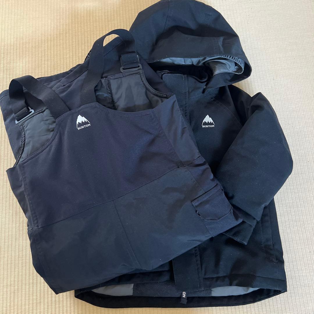 BURTON フード付きジャケット パンツのセット4T 黒