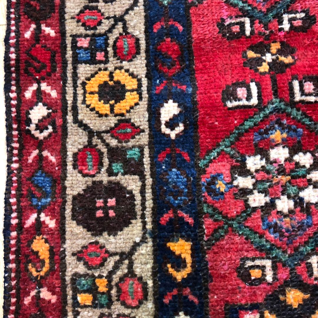 ペルシャ絨毯 ヴィンテージラグ 192×122cm 手織り オールドpersia