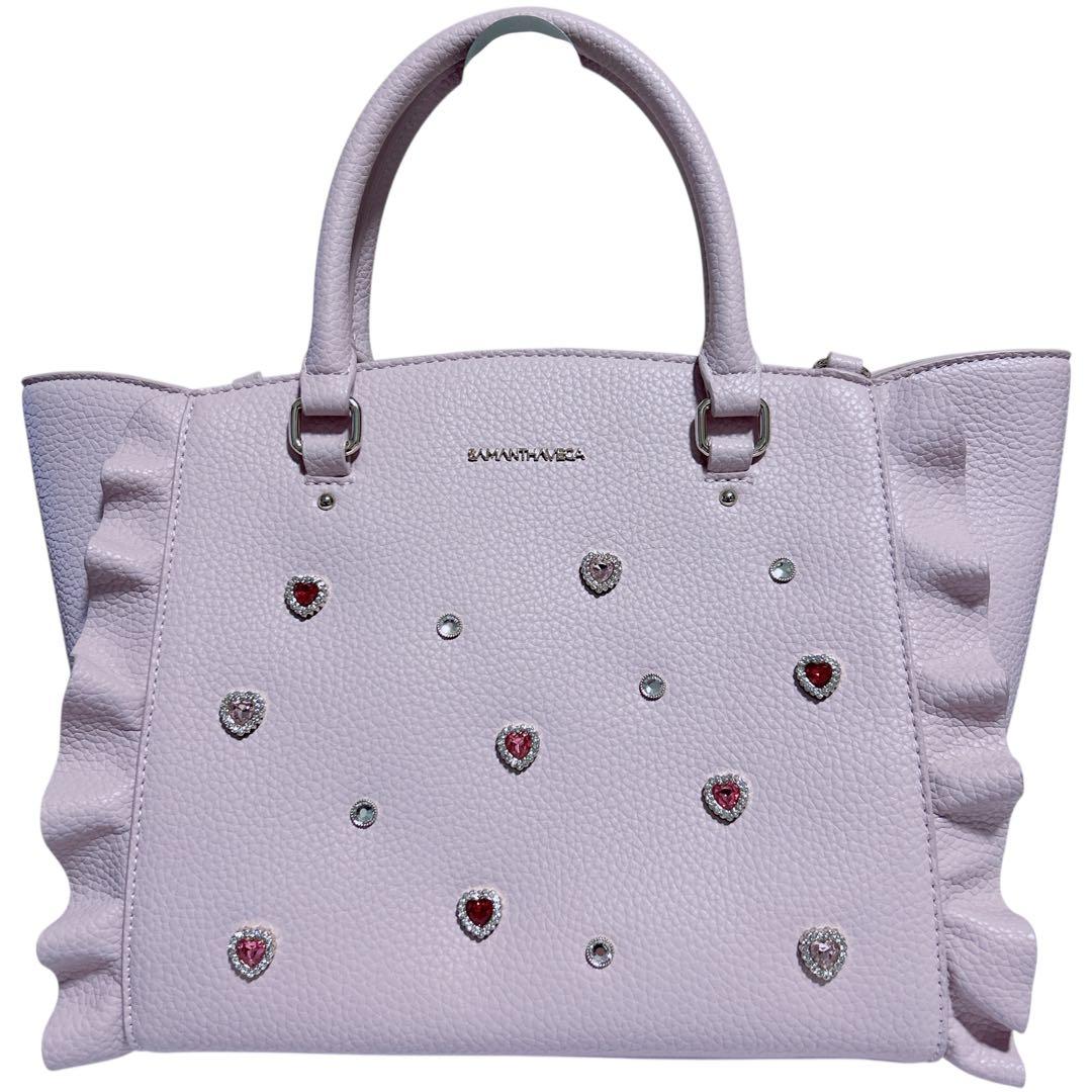 Samantha Vega ハンドバッグ ハートビジュー フラッター 2way