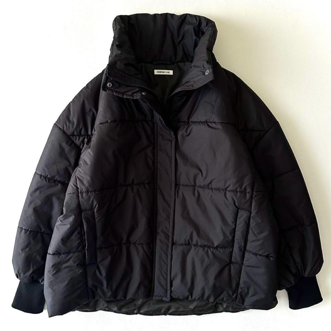 プ*ク様 美品 人気♪ ドゥーズィエムクラス 中綿ジャケット 黒 ショート丈 日