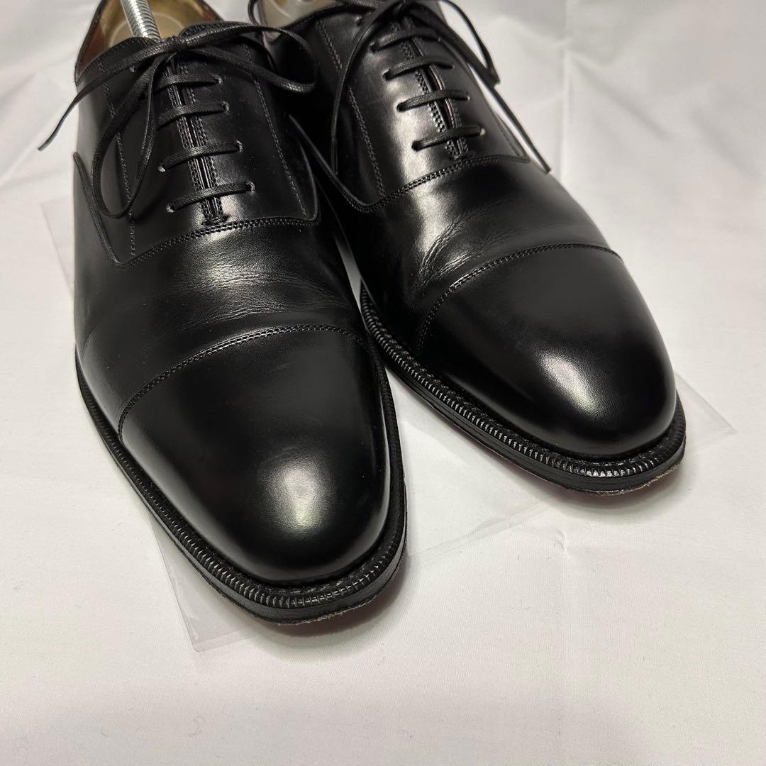 1度使用☆ボリーニ☆メンズ☆革靴☆ブラック☆ストレートチップ☆26cm☆194