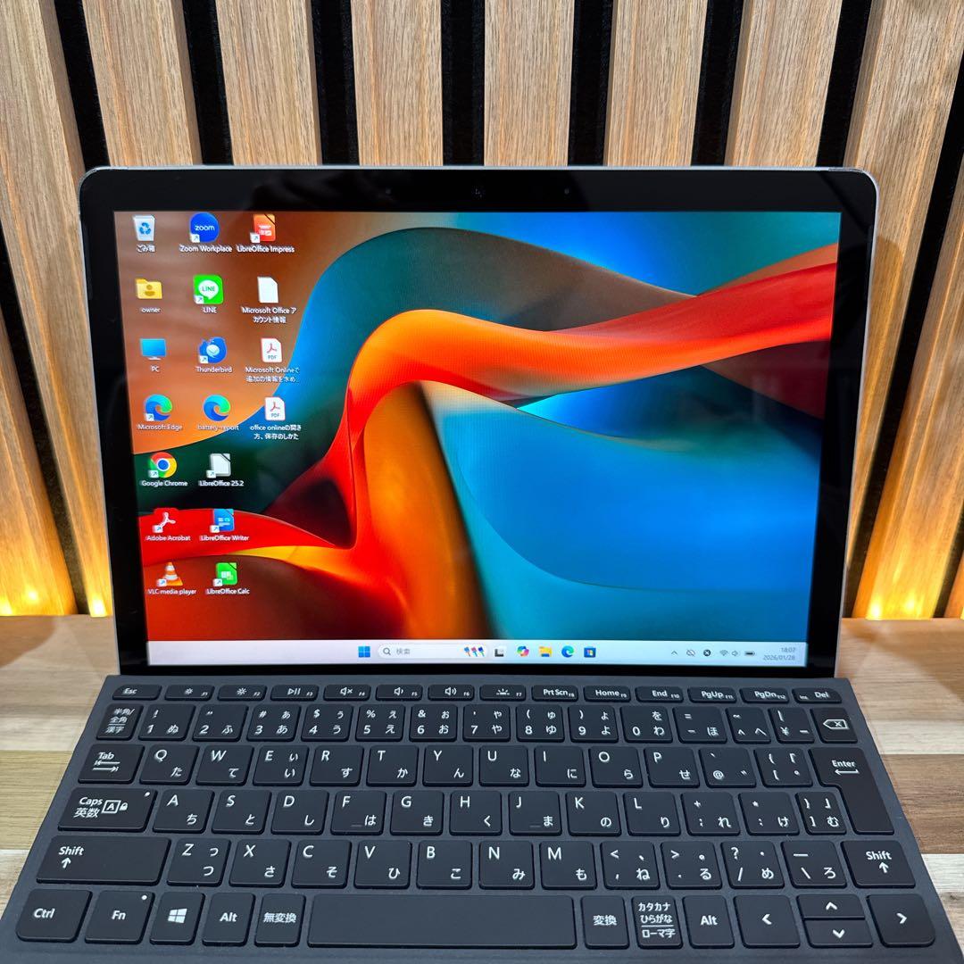 2in1モデル‼️Surface Go3☘プラチナ☘タッチパネル式☘ノートパソコン