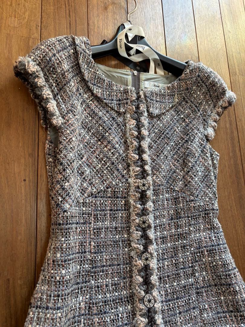 ♡Rene ルネ♡最高級ツイードワンピース 115000円
