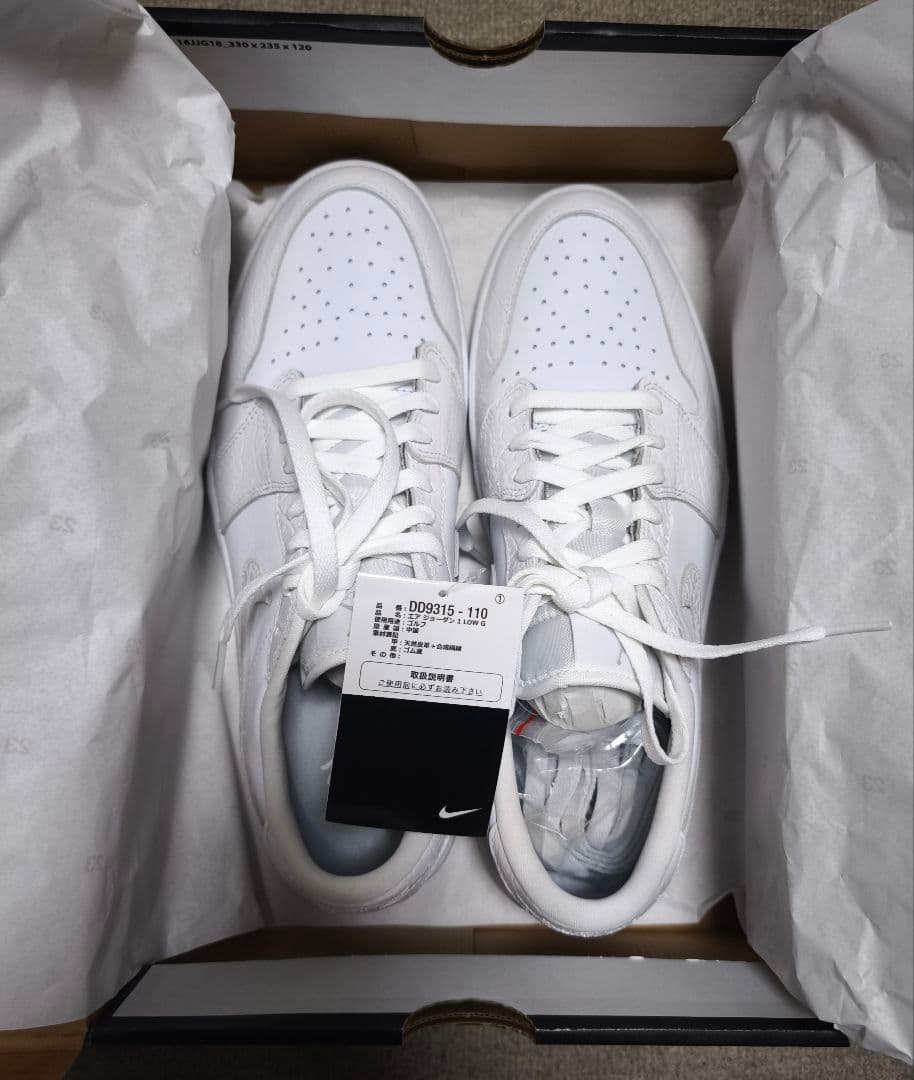●新品 NIKE エアジョーダン1 LOW G ホワイト 29cm ゴルフ