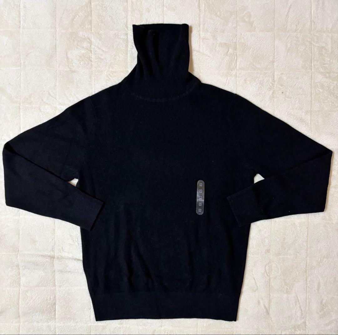 UNIQLO 100%カシミヤ タートルネックセーター Mサイズ ブラック