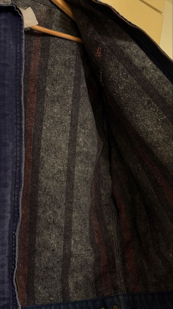 Carhartt Detroit Jacket 企業ロゴ　年代物