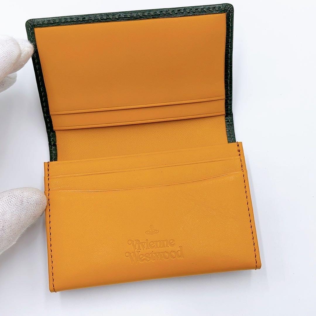 未使用 ヴィヴィアンウエストウッド カードケース 名刺入れ インサイドカラー