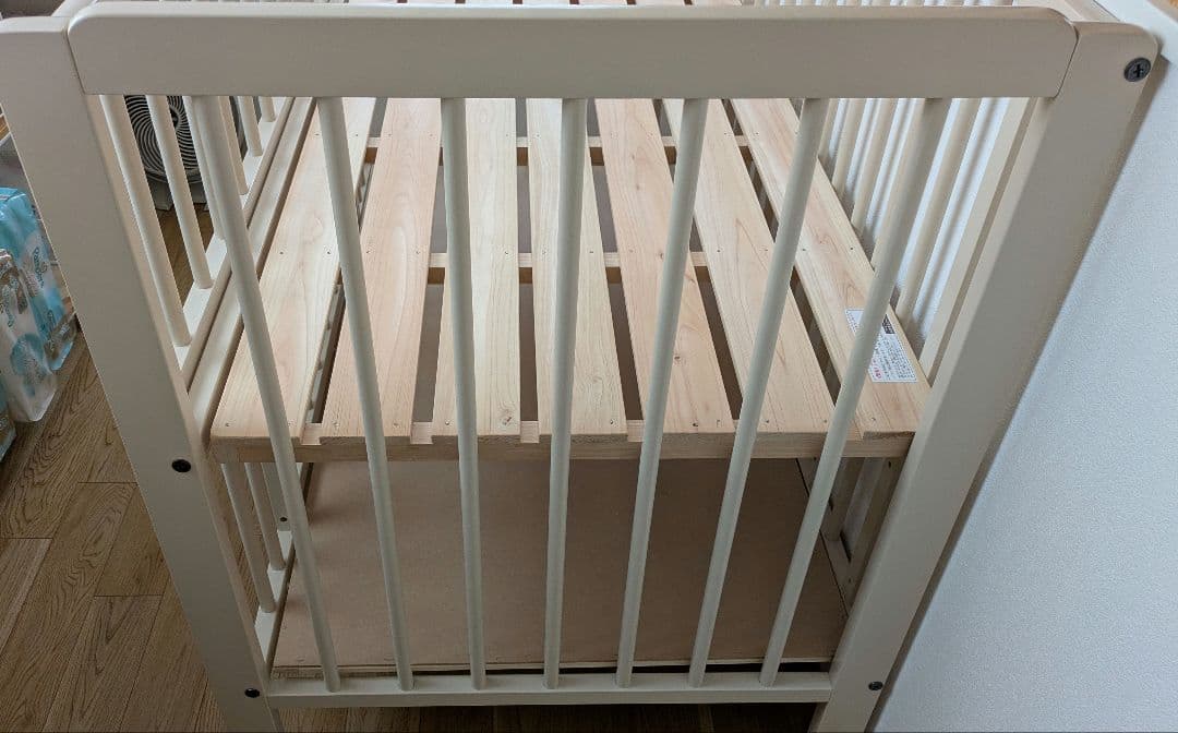 キンタロー社（日本製）ポムヌーベル（ホワイト、すのこ床板）