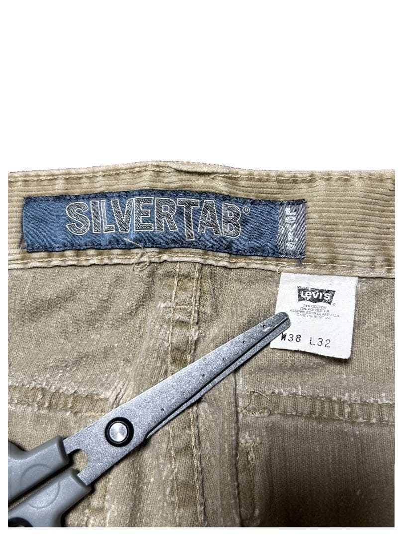 90's Levi's SILVER TAB カーゴ コーデュロイパンツ
