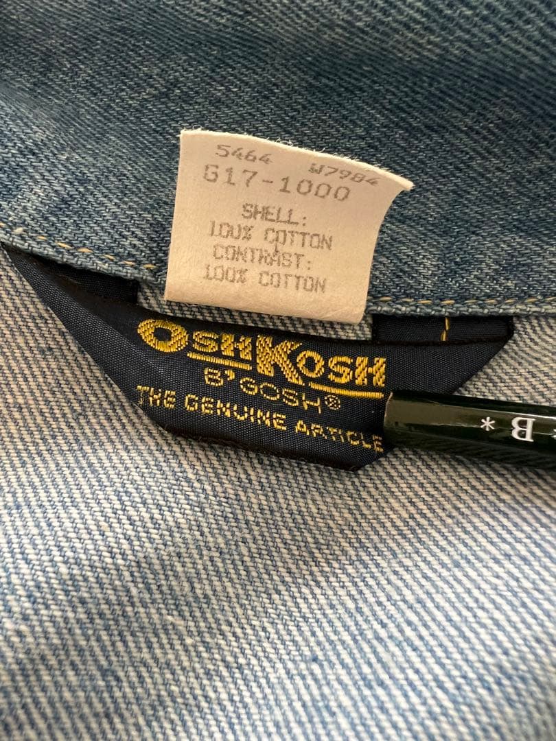 OSHKOSH デニム カバーオール アメリカ製 ユニオンチケット
