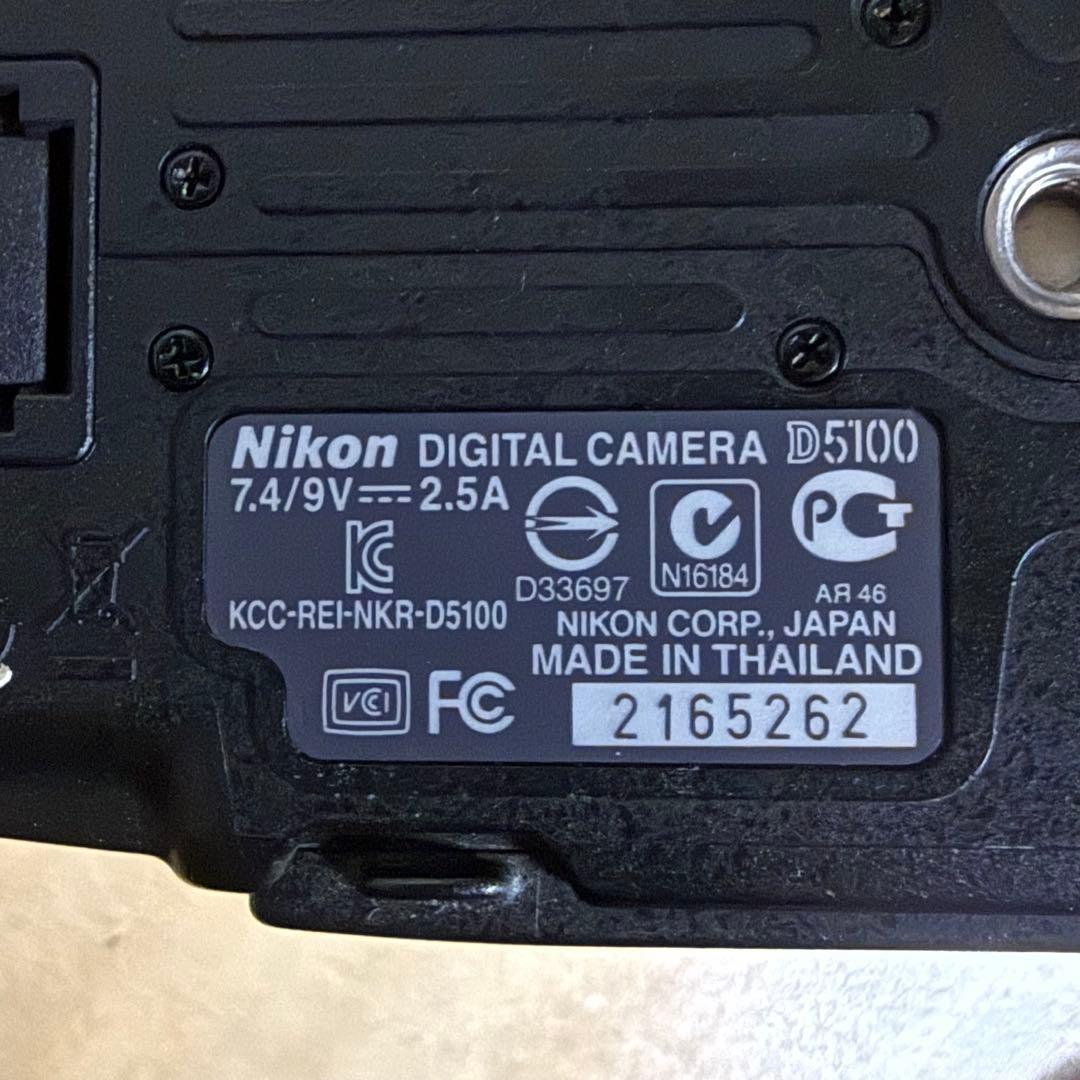 【訳あり】Nikon D5100 デジタル一眼レフカメラ