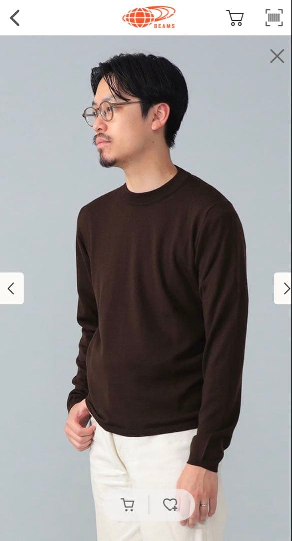 LORENZONI 50 M 長袖ニット　BEAMS F