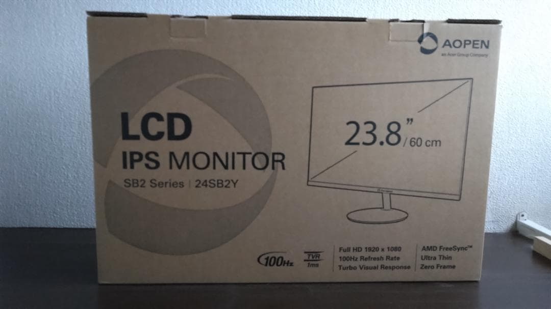 AOPEN 23.8インチ 24SB2Y ディスプレイ 液晶モニター 薄型