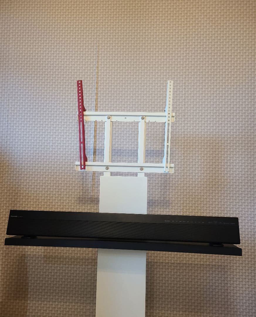 WALL TV STAND サウンドバー専用棚板付き 取扱説明書付き