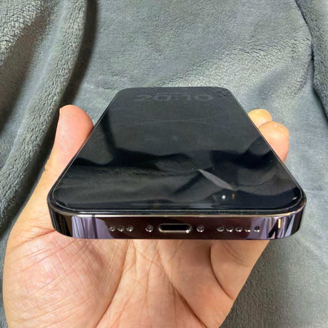 美品 iPhone14pro 128gb SIMフリー ガラス＆カメラフィルム付