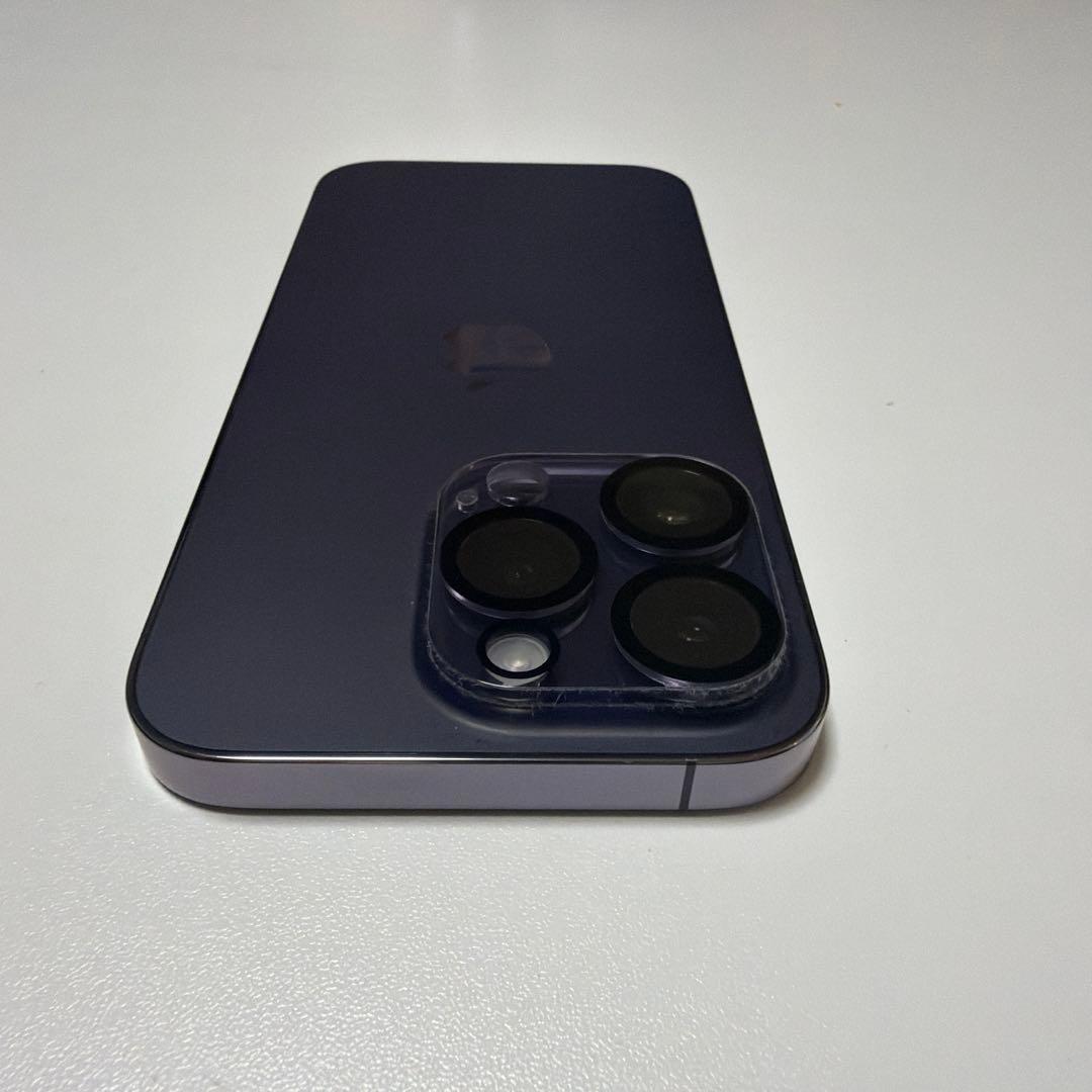 美品 iPhone14pro 128gb SIMフリー ガラス＆カメラフィルム付