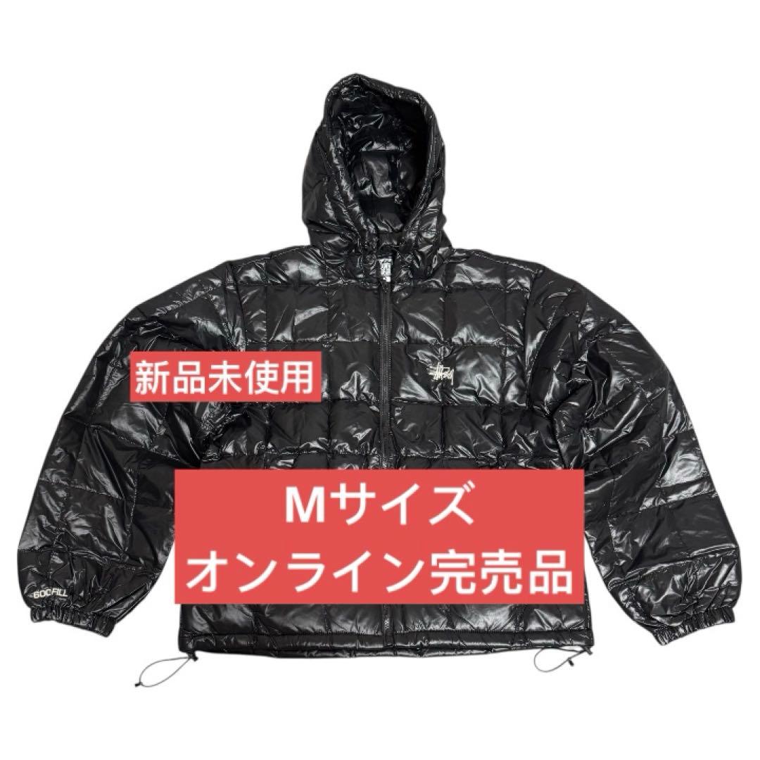 Stussy MIDWEIGHT HOODED PUFFER ブラック Mサイズ