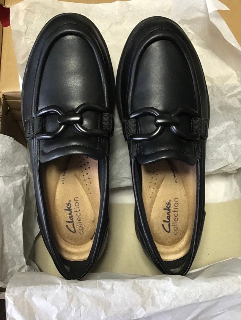 クラークス　Zylah Top / ザイラトップ（ブラックレザー）