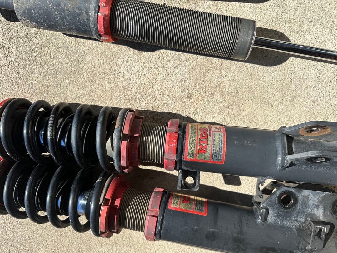 ワークシュバートsc4タイヤ付　17インチ　軽自動車 前後Kid車高調セット