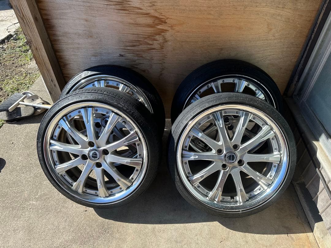 ワークシュバートsc4タイヤ付　17インチ　軽自動車 前後Kid車高調セット