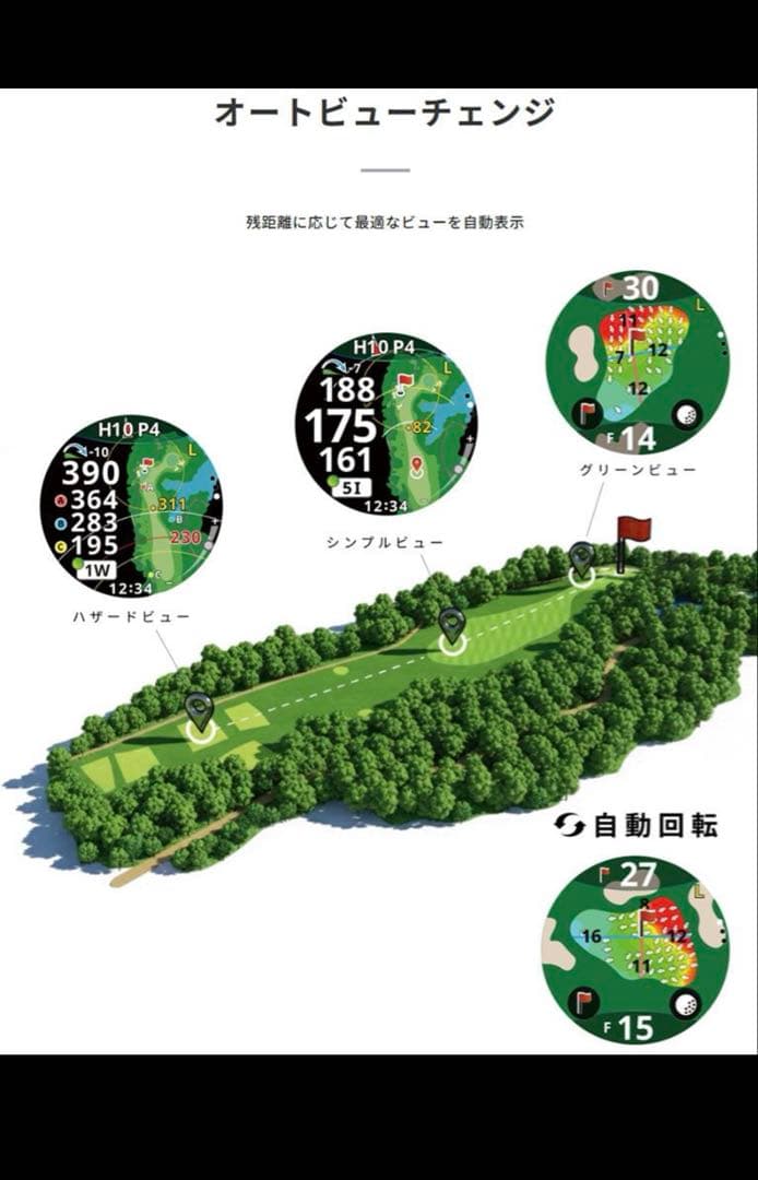 ク*！様 Shot Navi VELLIX Ｖ14 GPSゴルフウォッチ