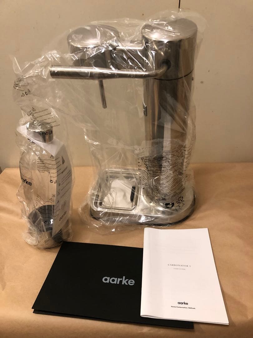 アールケ　aarke カーボネーター３アールケ ソーダ サーバー シルバー
