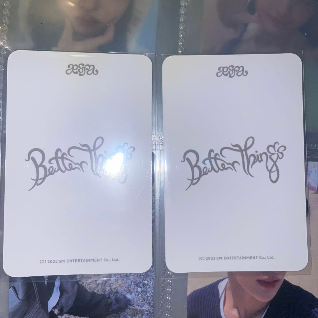 aespa better things ウィンターコップリング 特典トレカセット