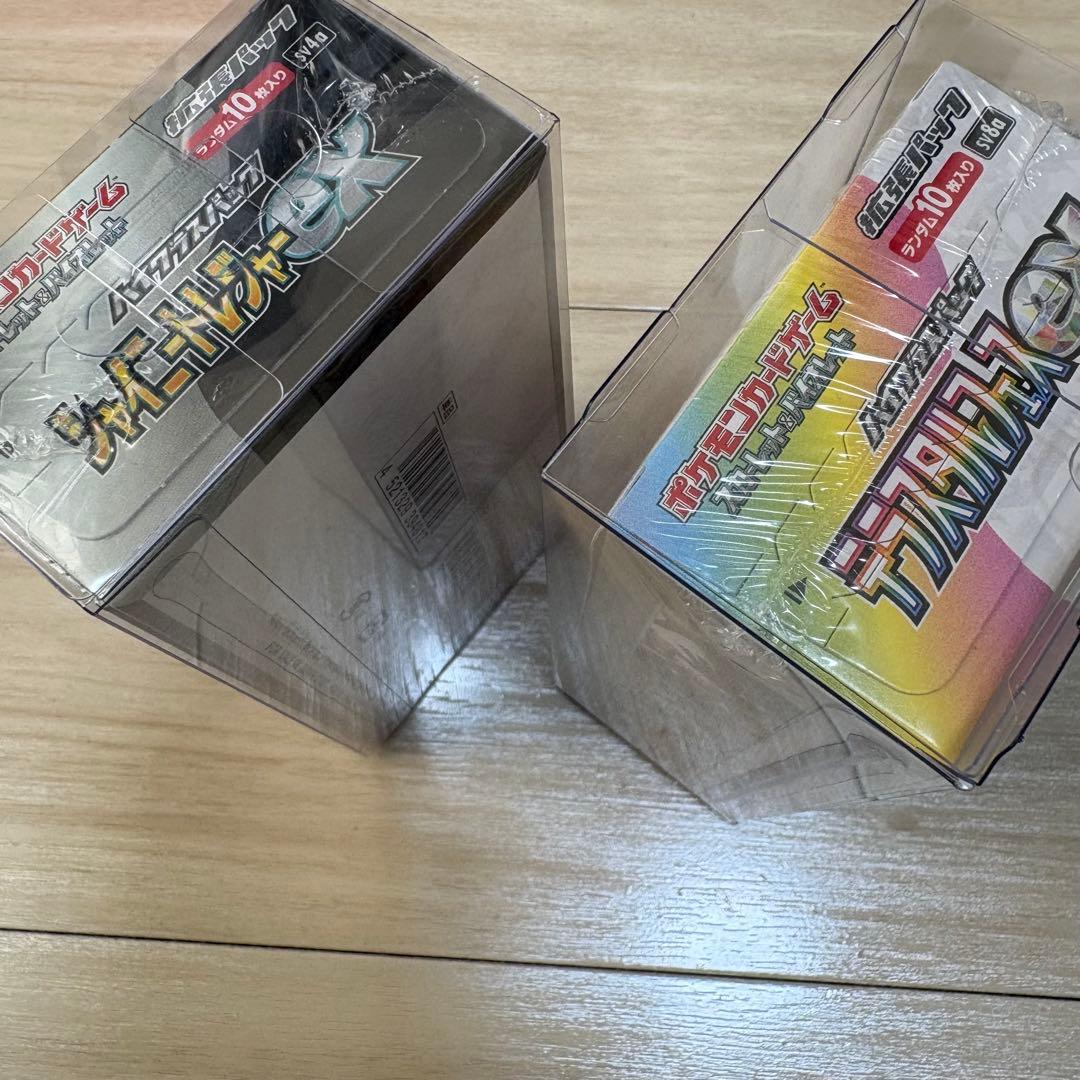 テラスタルフェスex＋シャイニートレジャーex 2BOX 新品シュリンク付き