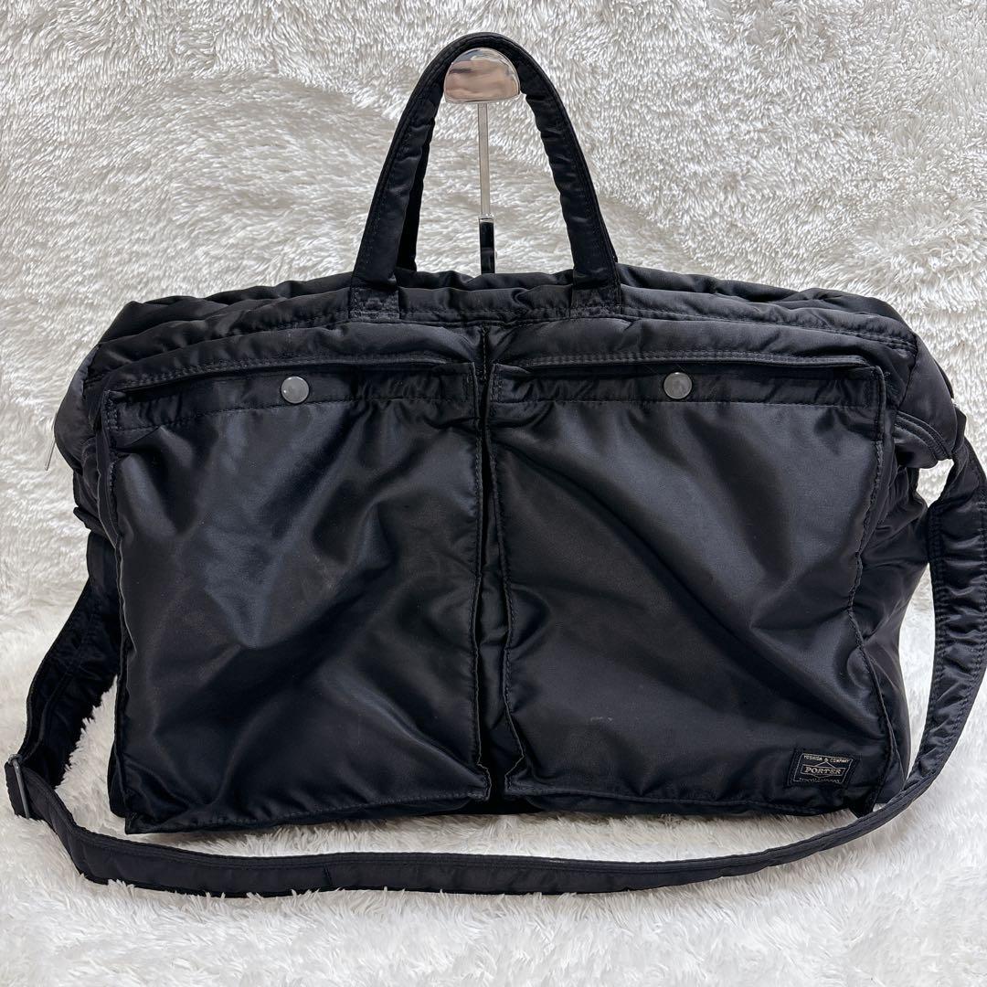 【希少】PORTER タンカー ボストンバッグ 2way ブラック