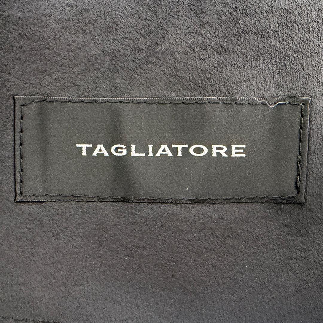 J6332 新品 タリアトーレ ダカールカシミヤ混ハウンドトゥースジャケット52