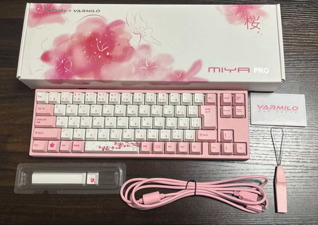 VARMILO 73 Sakura JIS キーボード 桜 赤軸