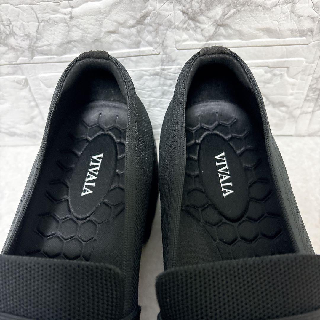 ⭐極美品・希少⭐VIVAIA アーモンドトゥ トラックソール ローファー25.5