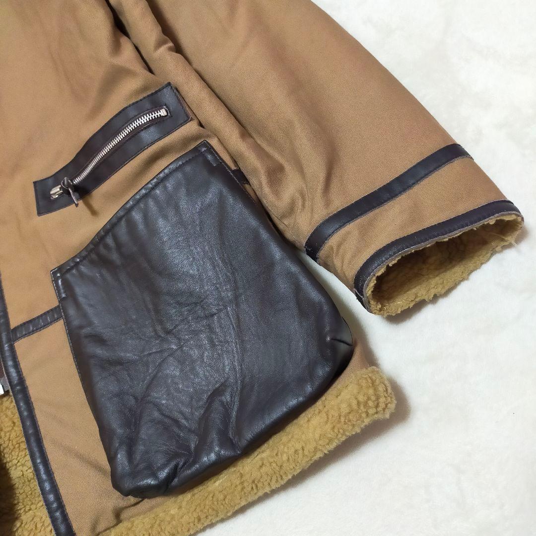 AVIREX　コットン×牛革　B−7　アラスカンコート　Lサイズ