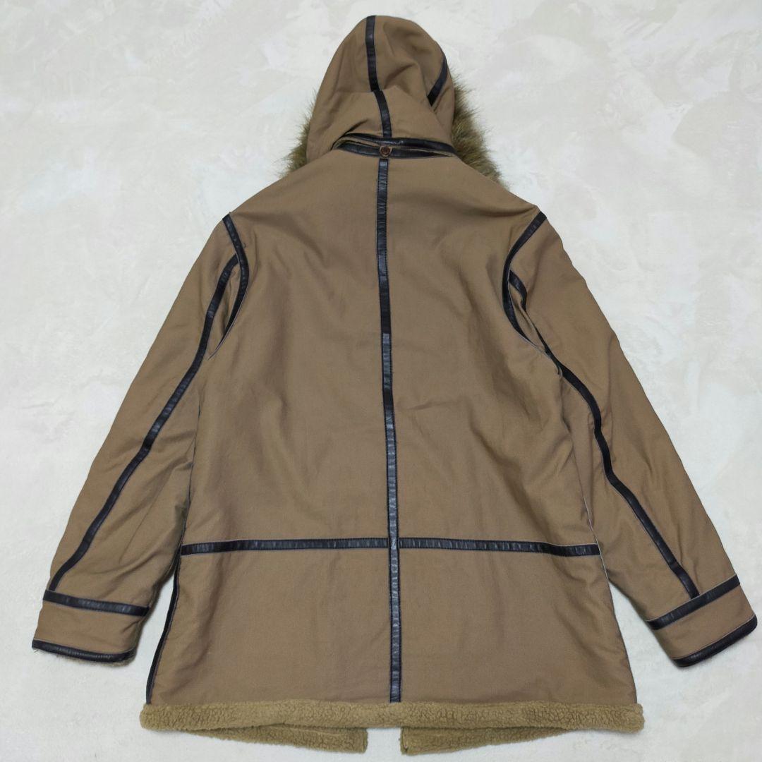 AVIREX　コットン×牛革　B−7　アラスカンコート　Lサイズ