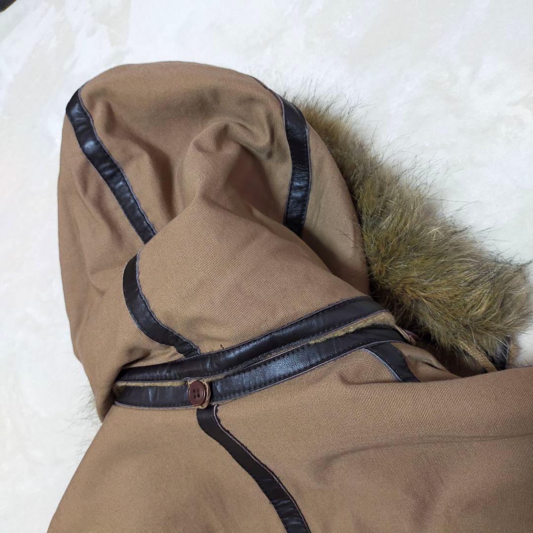 AVIREX　コットン×牛革　B−7　アラスカンコート　Lサイズ