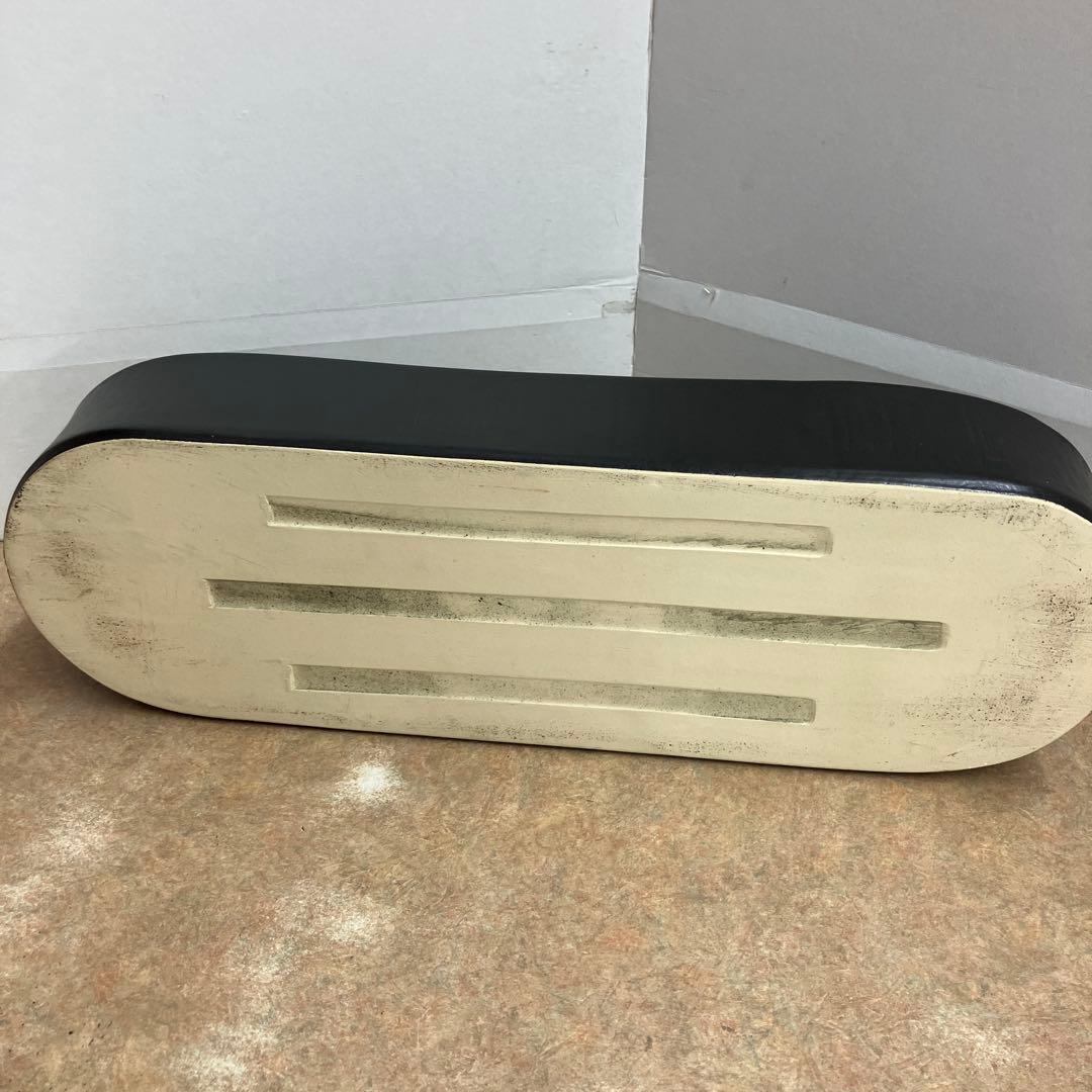 信楽焼楕円形花器水盤黒