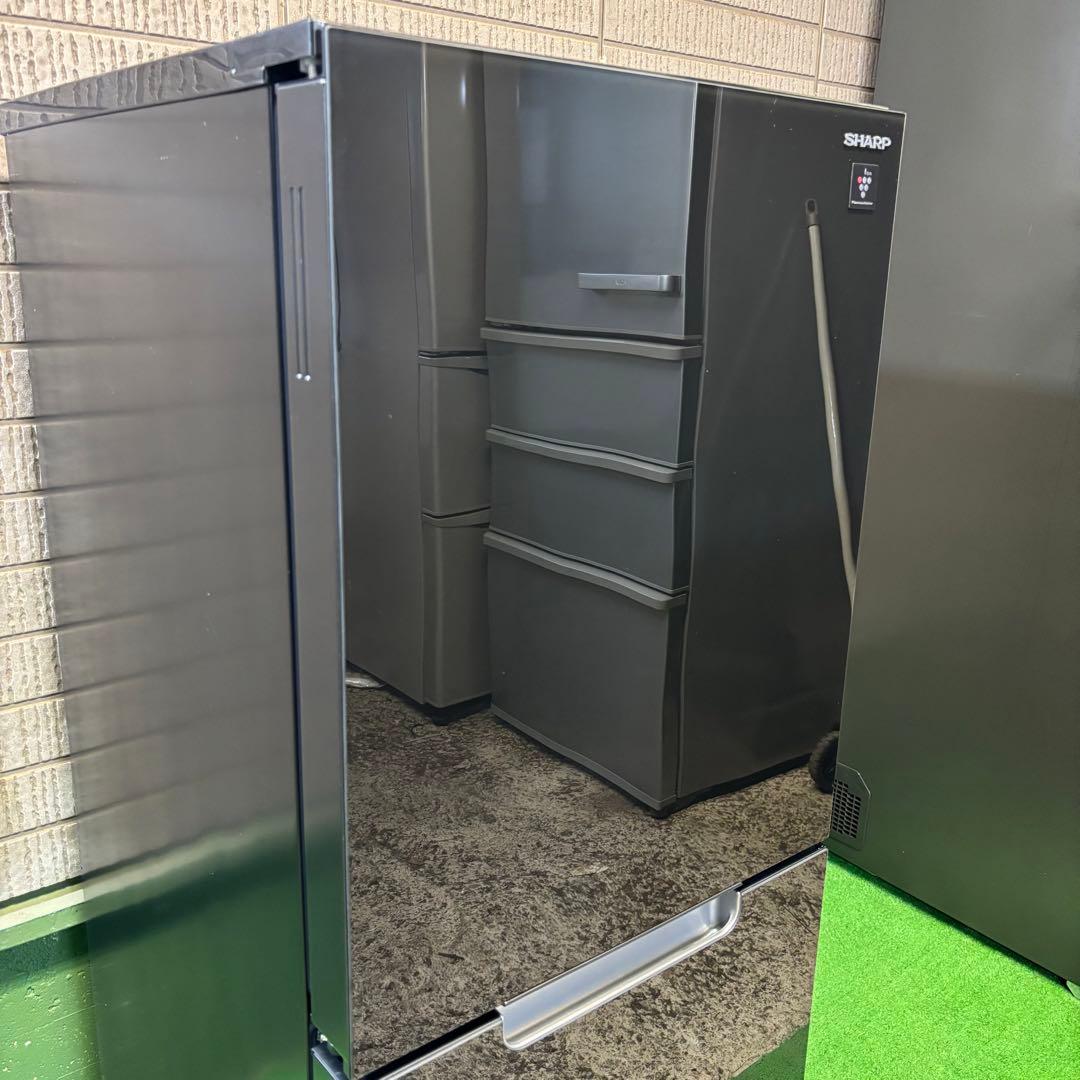 2021年製 152L 冷蔵庫 おしゃれガラス SHARP【地域限定配送無料】