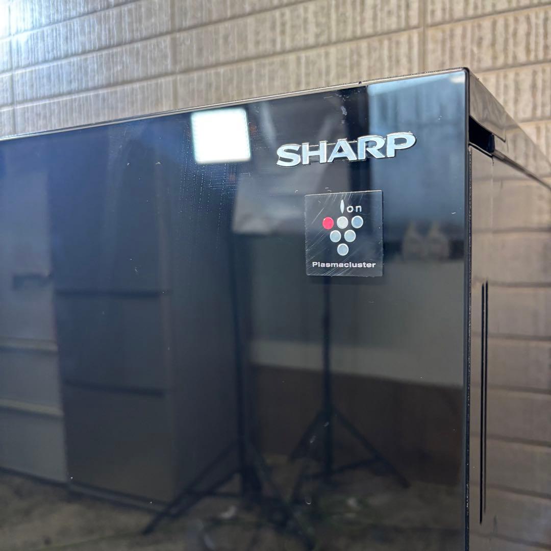 2021年製 152L 冷蔵庫 おしゃれガラス SHARP【地域限定配送無料】