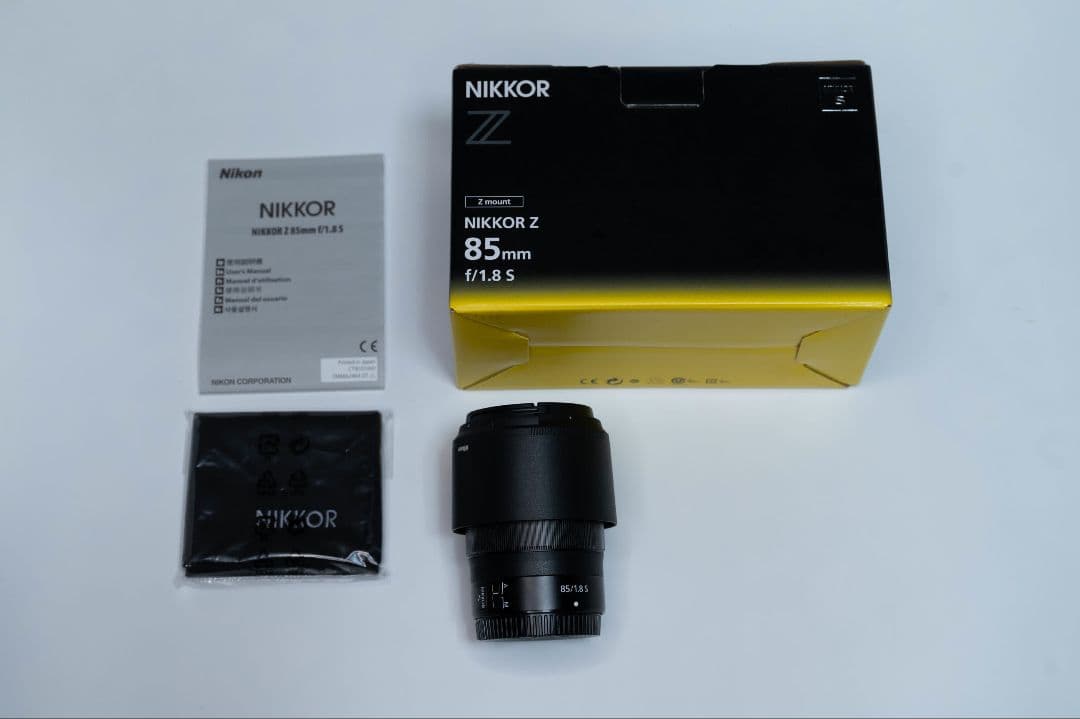 Nikon NIKKOR Z 85mm f/1.8s レンズ フィルター付き