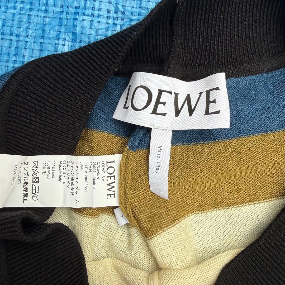 loewe ボーダーニットショートパンツ　made in Italy