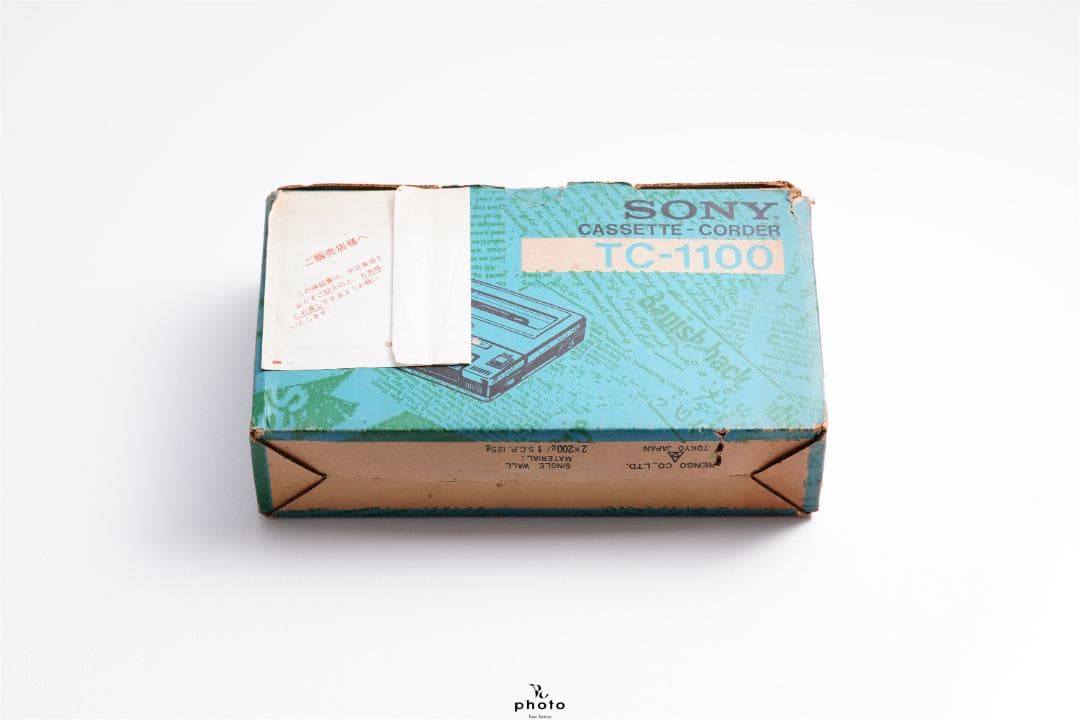 SONY メタルボディ モノラル仕様 カセットレコーダー TC-1100 S