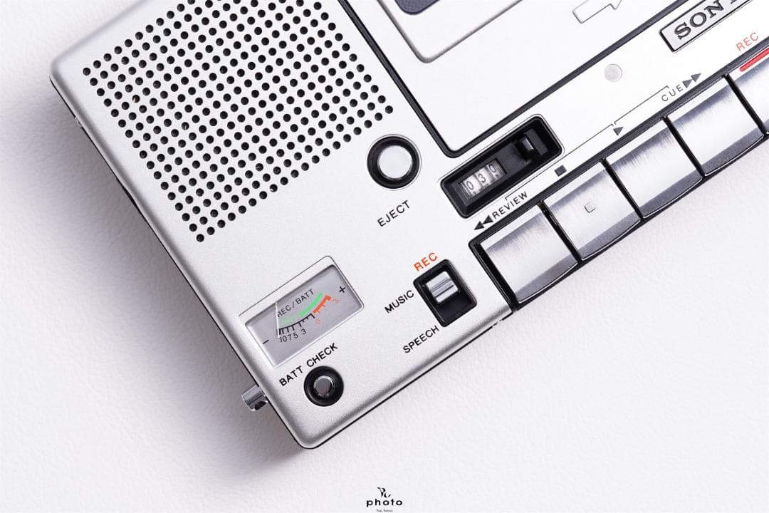 SONY メタルボディ モノラル仕様 カセットレコーダー TC-1100 S