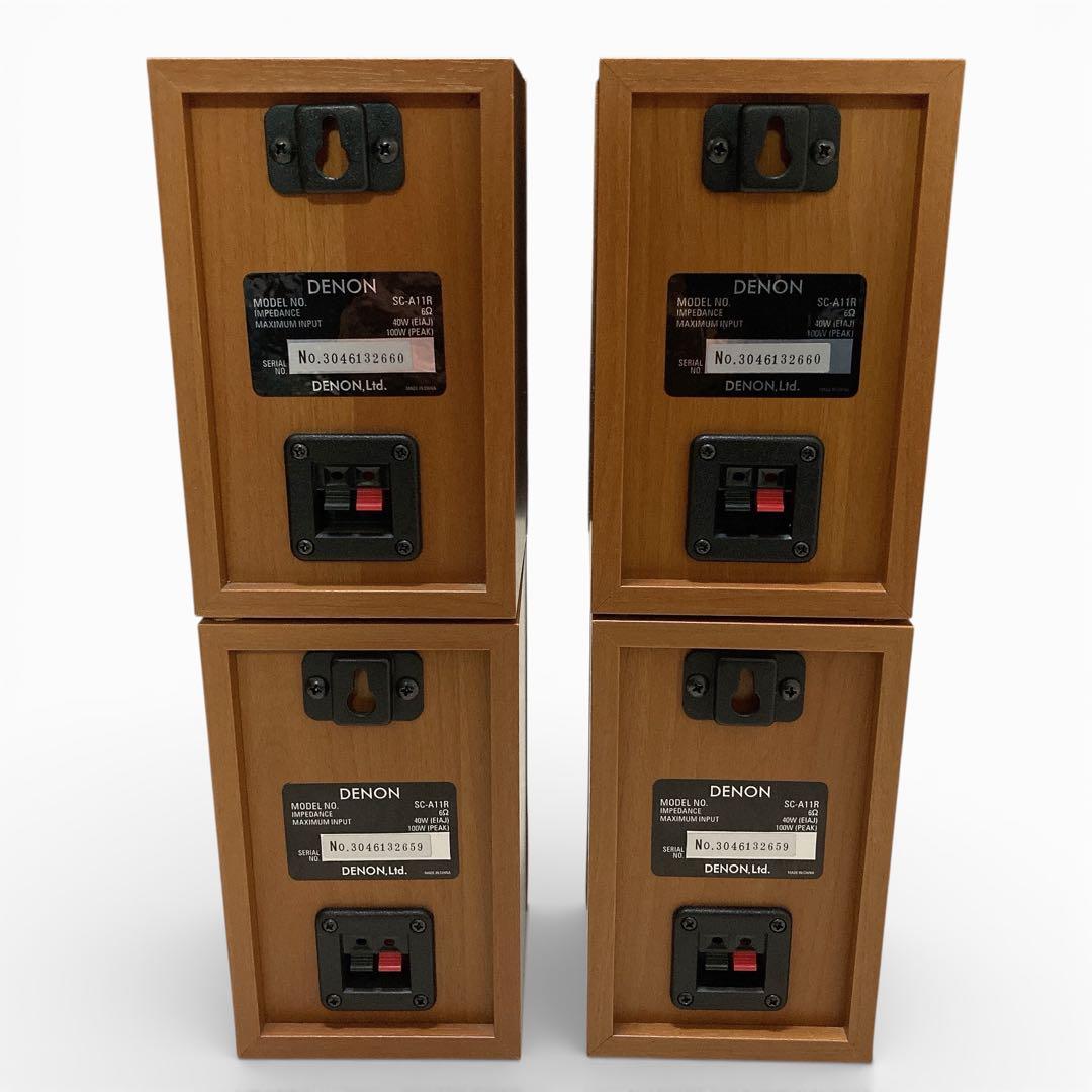 美品　定価4.4万　5.1chスピーカー ホームシアターセット　DENON 木目
