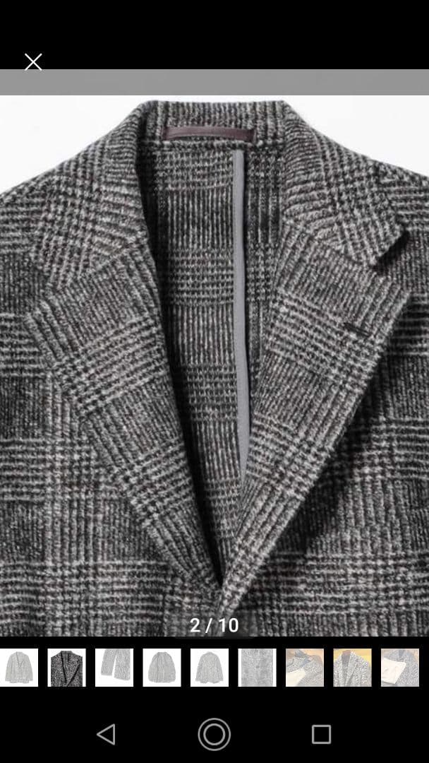 BEAMS F / EASY グレンチェック ジャケット　春秋冬