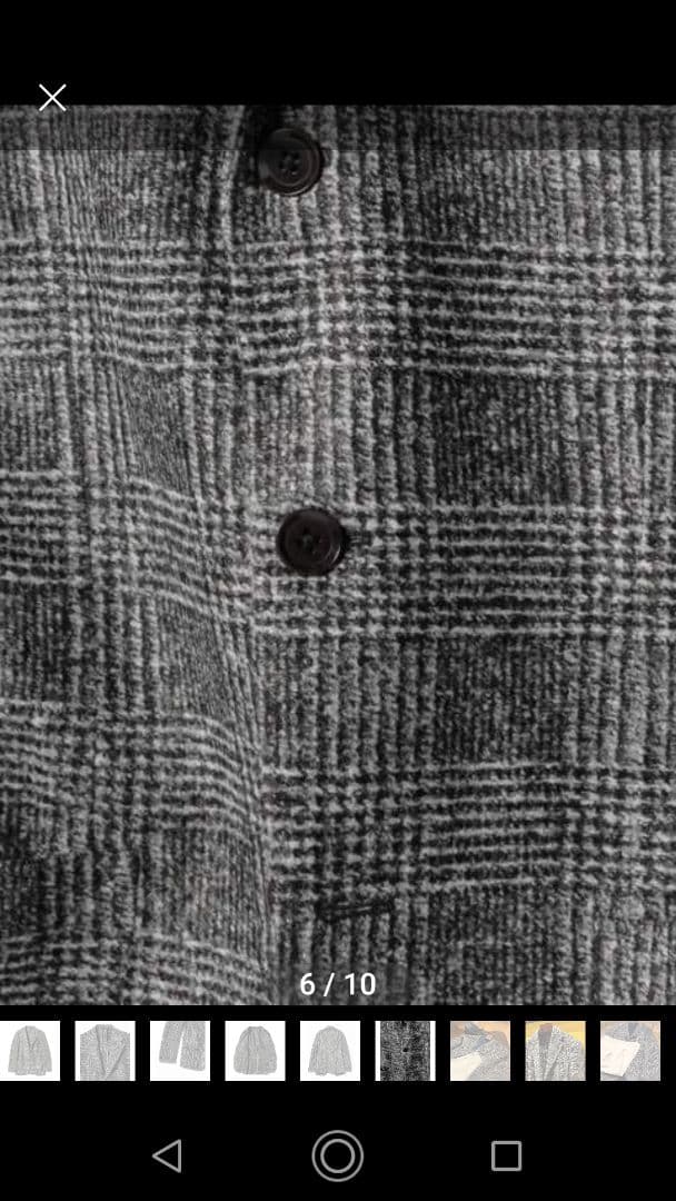 BEAMS F / EASY グレンチェック ジャケット　春秋冬