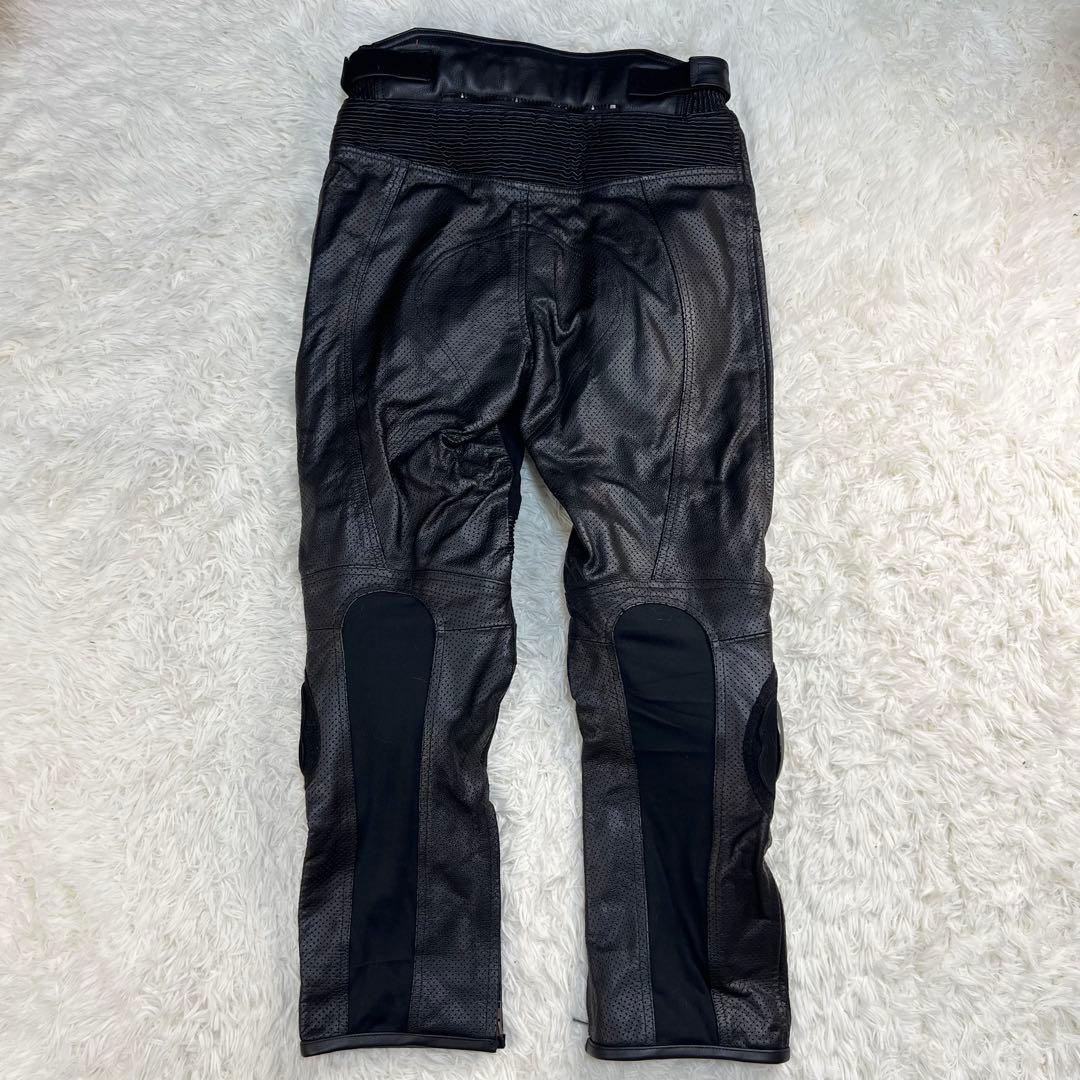 極美品 Clooney バイク系 バイカー ライダースパンツ 黒 ブラック 34