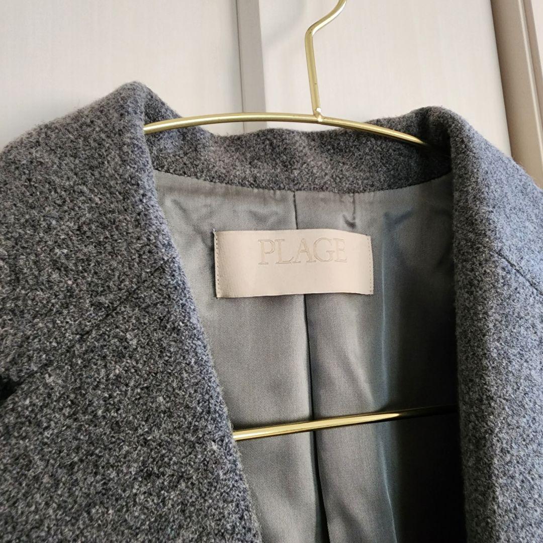 専用　PLAGE Big Tailored ジャケット グレー　36