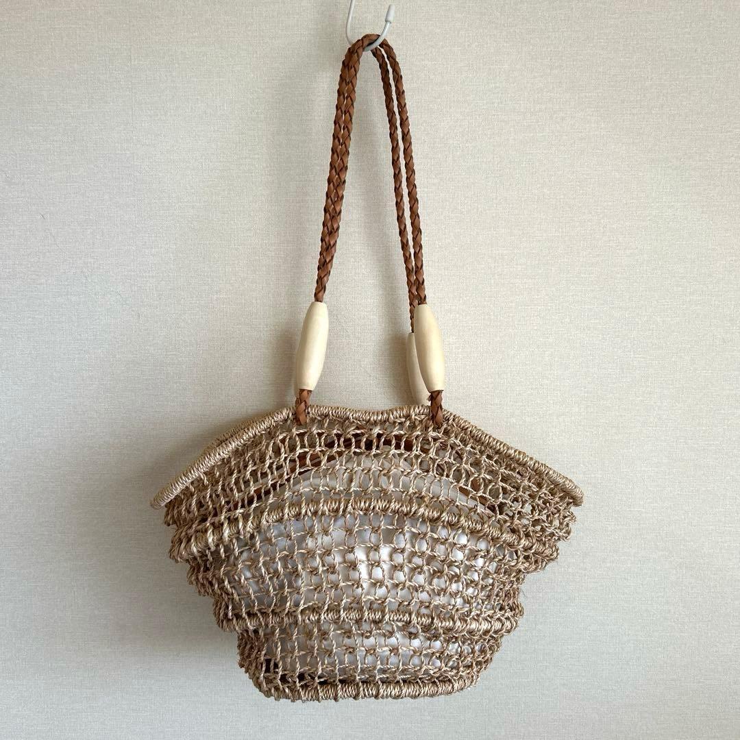 ARANAZアラナス かごバッグ アバカ トートバッグ
