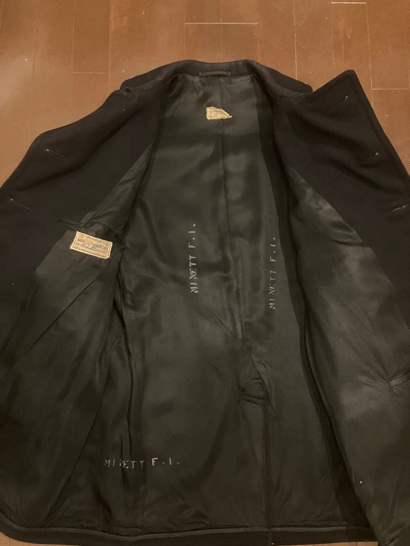 40s us.navy Pコート　10ボタン　ビンテージ　ミリタリー